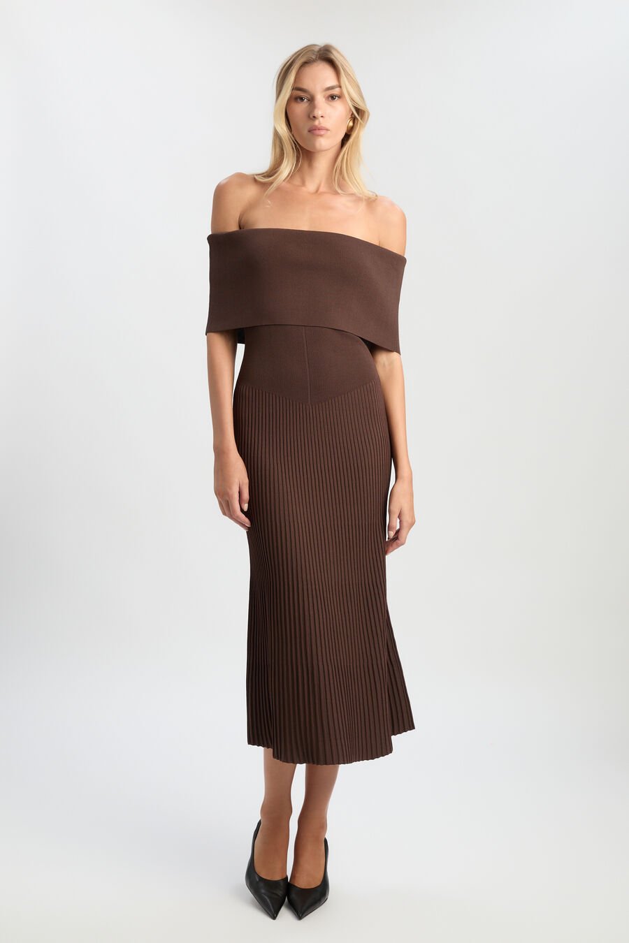 Harro Pleated Knit Dress