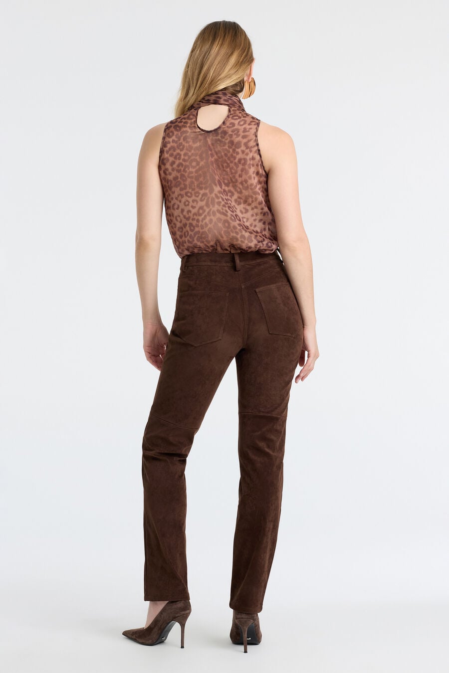 Arlette Neck Tie Printed Top