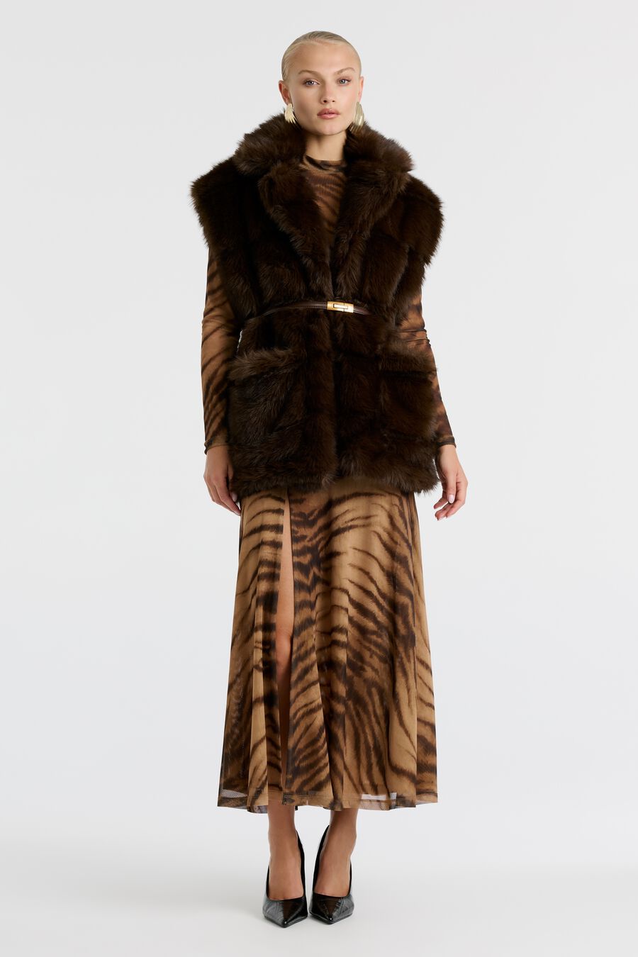 Brentley Faux Fur Vest