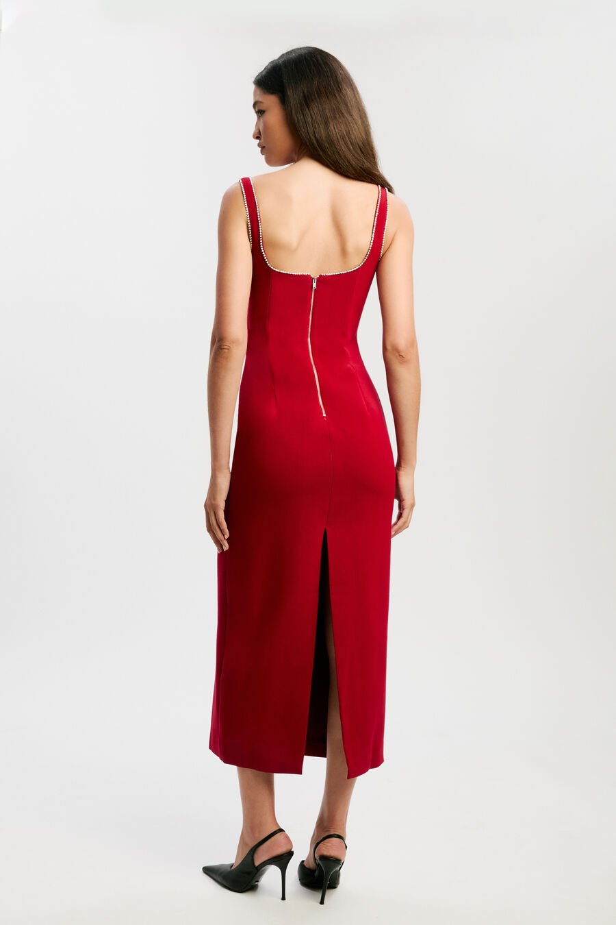 Brooklyn Diamonte Midi Dress
