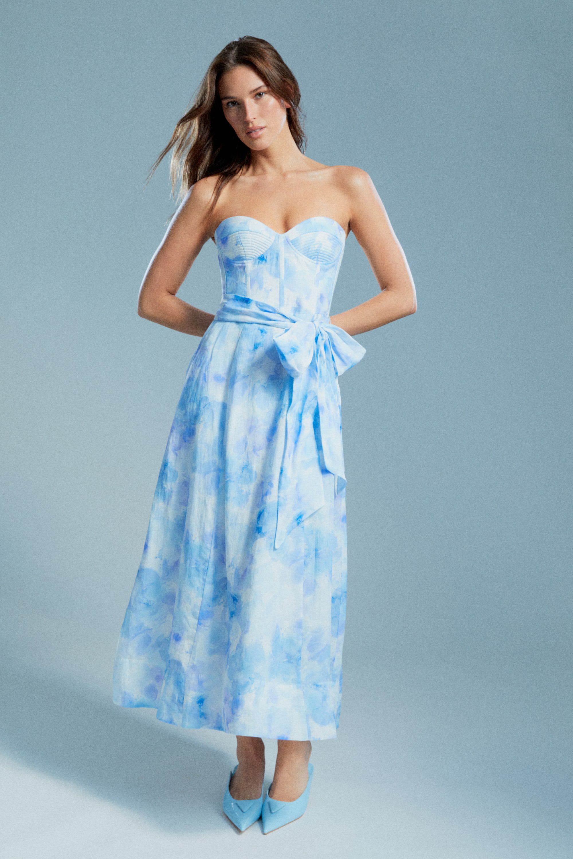Bardot tie waist dress outlet
