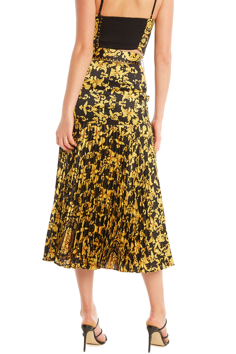SCARF PLEAT SKIRT