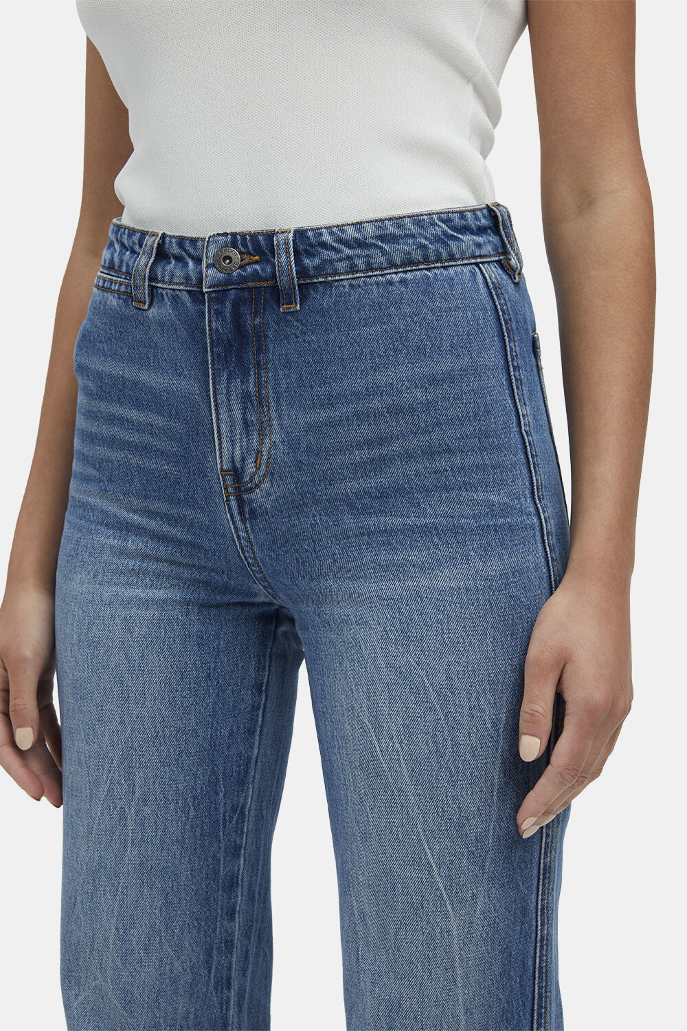 BIRKIN FLARE LEG JEAN in colour MIDNIGHT NAVY