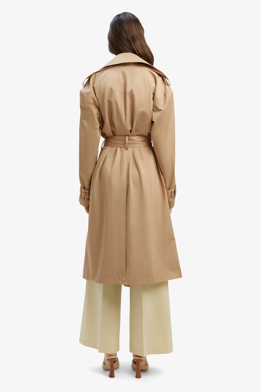 HALLE TRENCH COAT in colour TAN