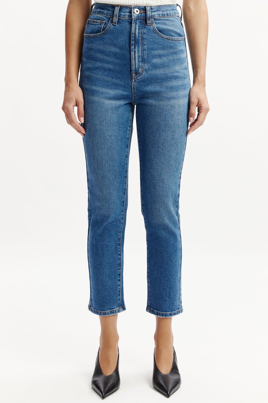 HEIDI STRAIGHT LEG JEANS II in colour DARKDENIM