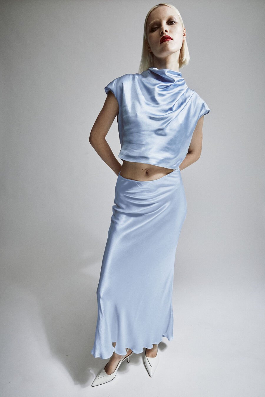 Monroe Satin Maxi Skirt