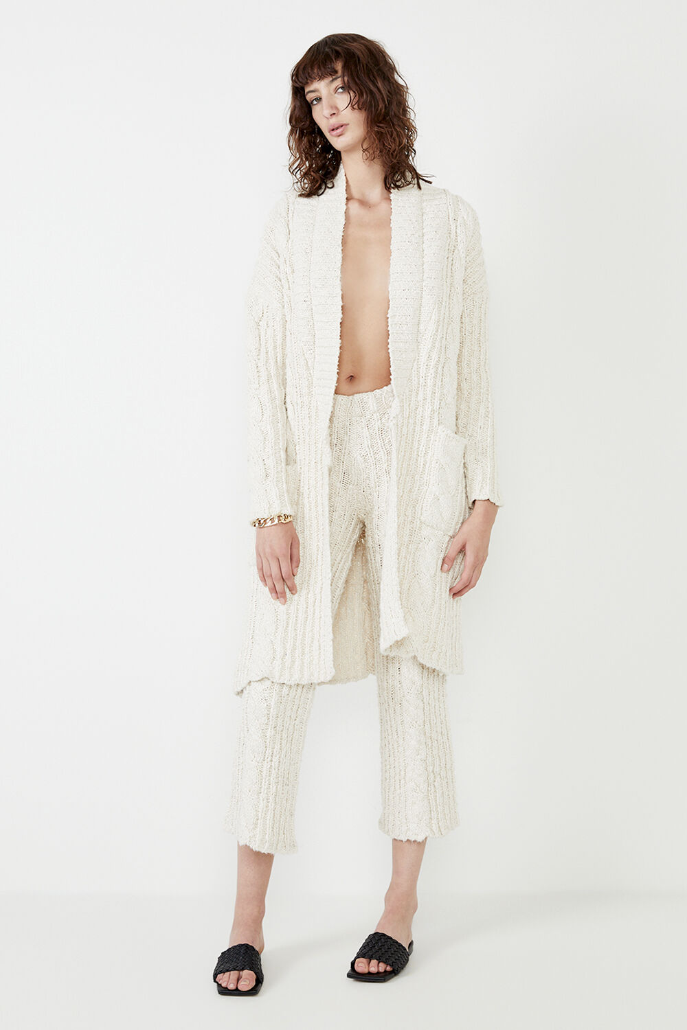 LONG CHUNKY CARDIGAN
