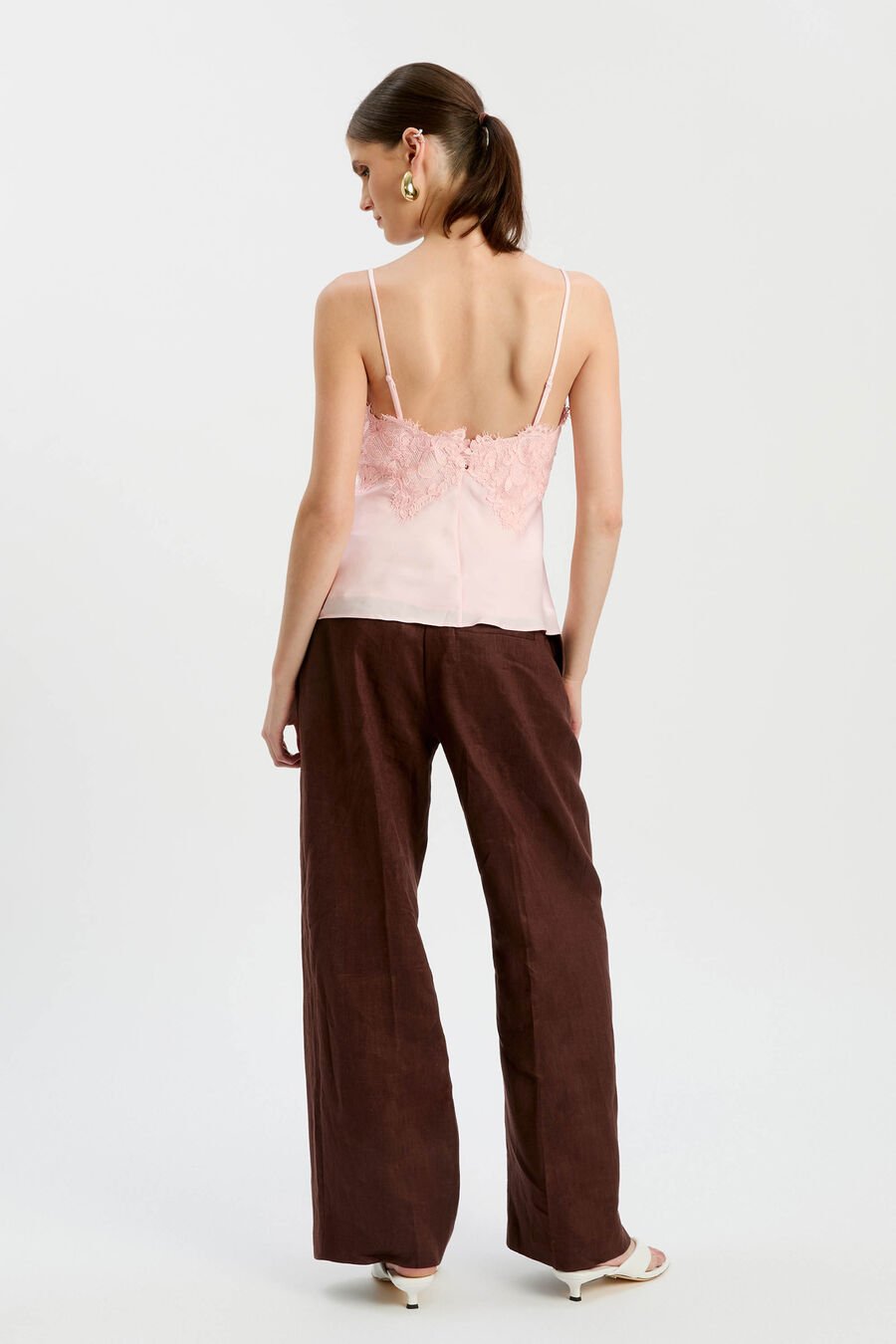 Elisan Lace Satin Camisole