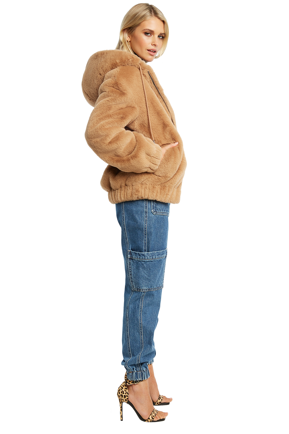 Hooked Long Down Jacket BEIGE Woman NAW33493500ICIWSC811 | Fay