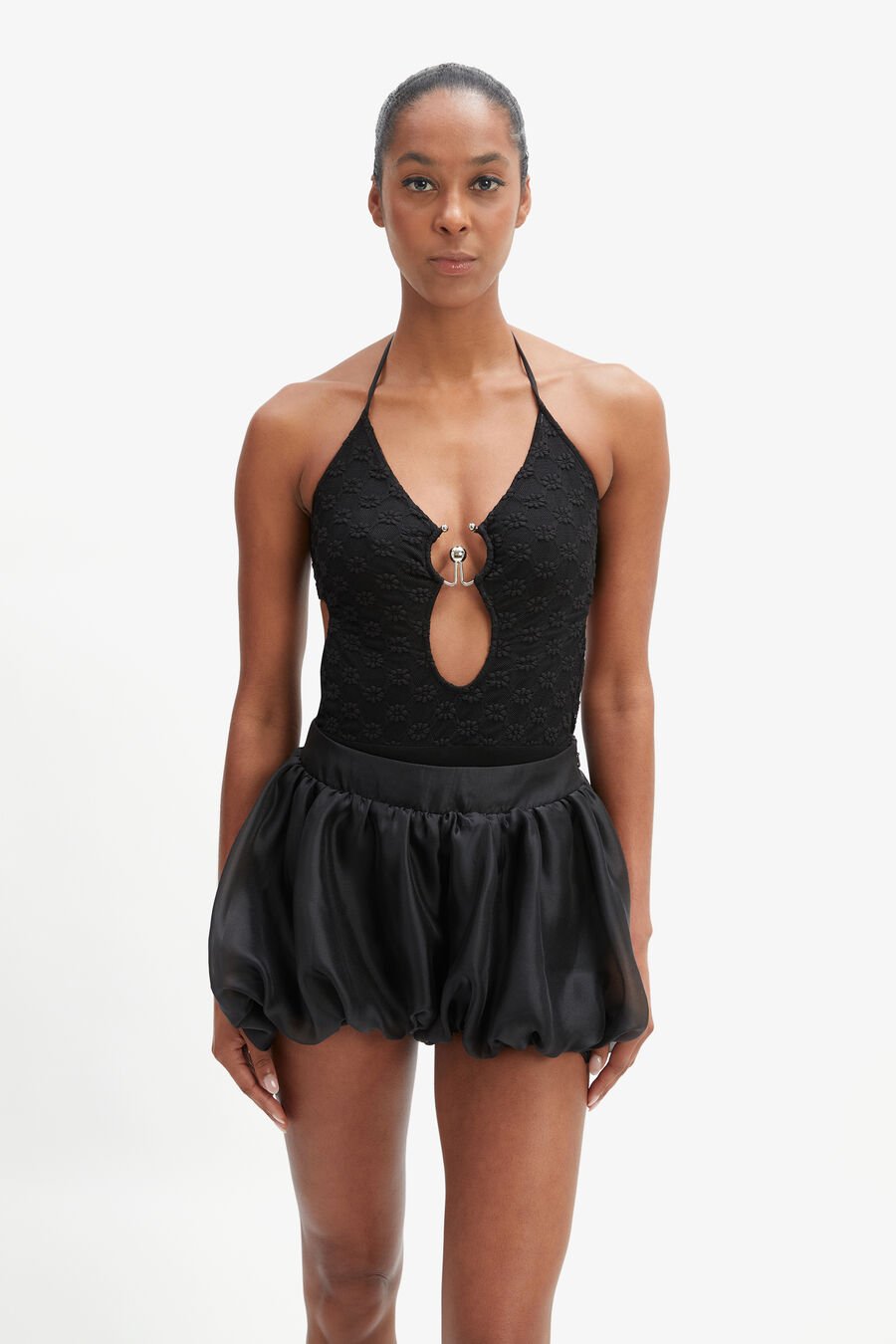 Oleana Organza Bubble Short