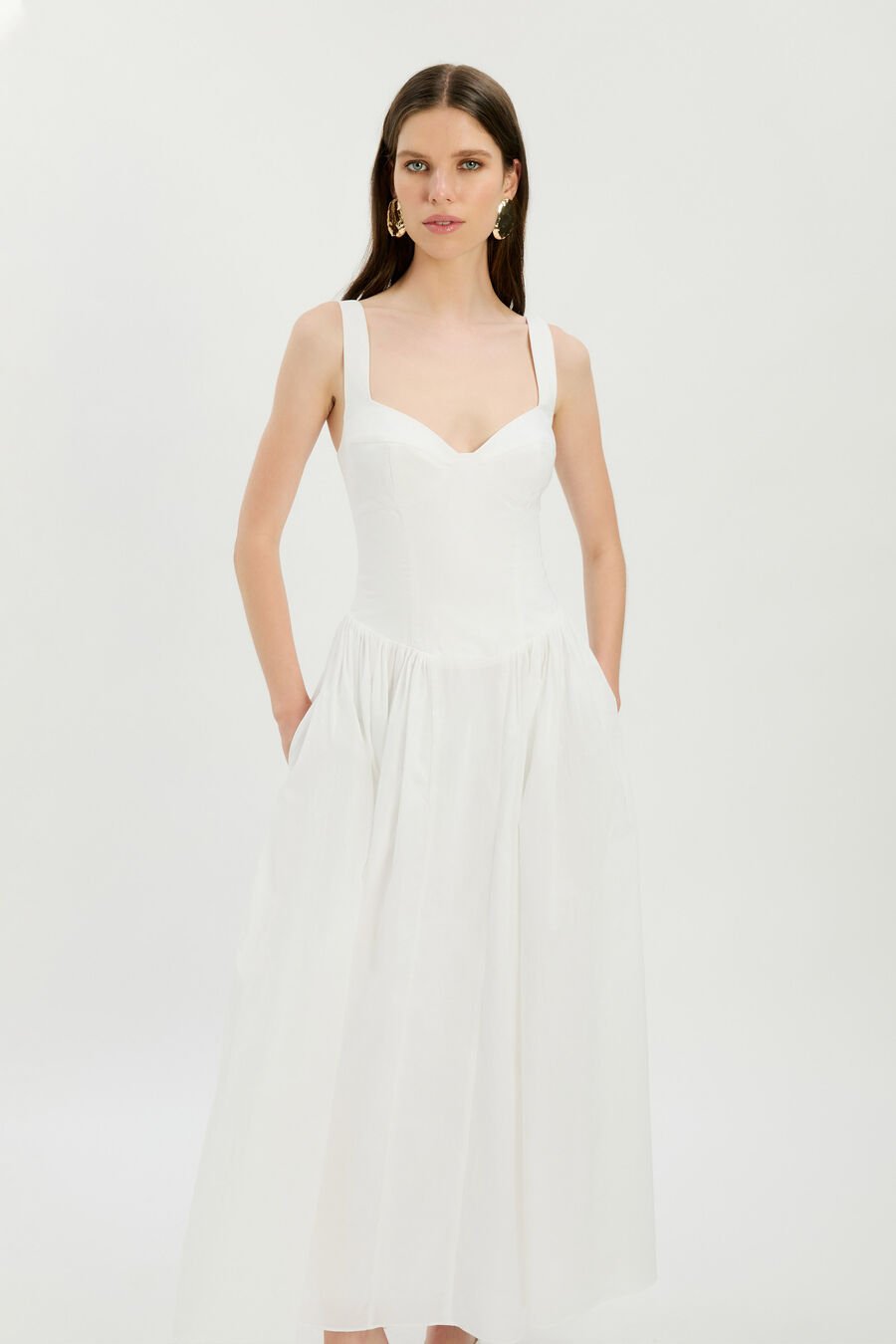 Theodora Cotton Maxi Dress