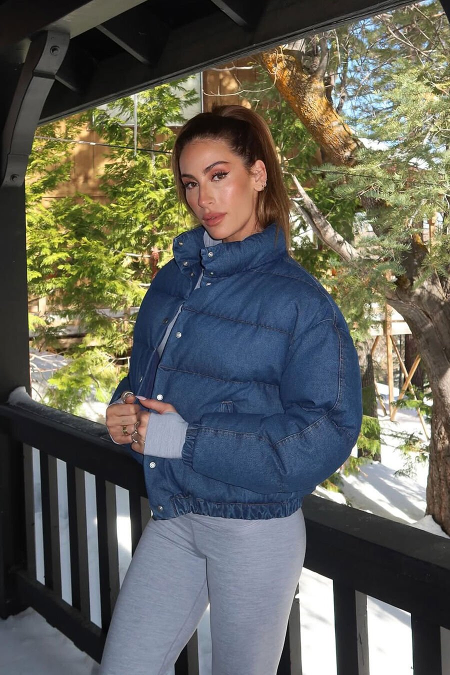 Denim Bomber Jacket