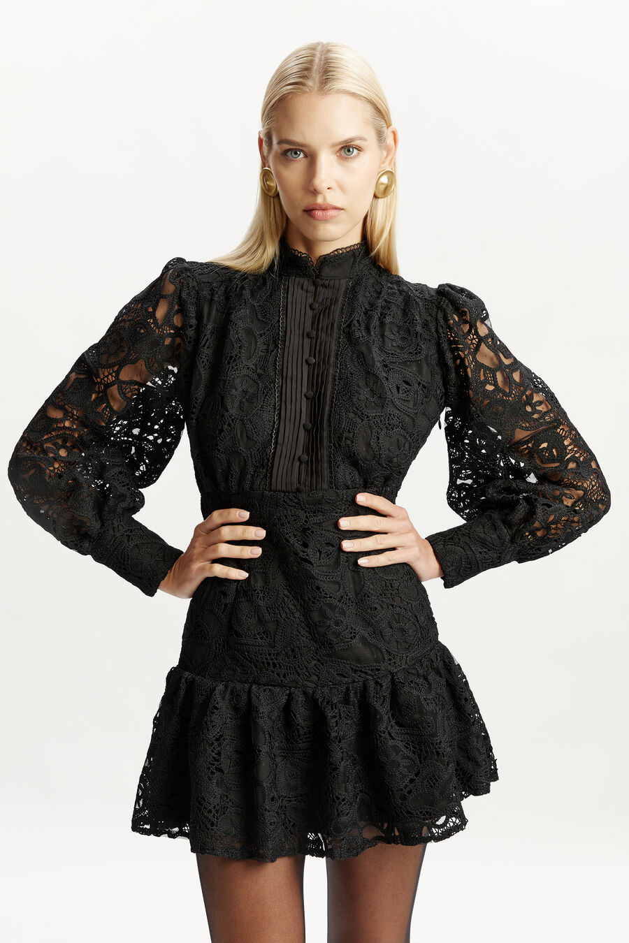Remy Embroidered Mini Dress