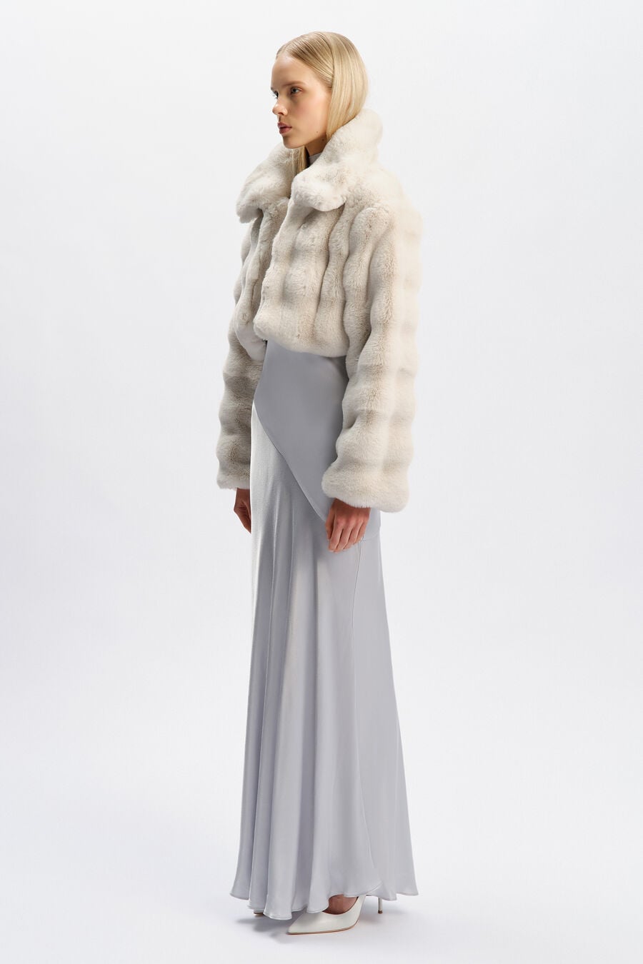 Athera Cropped Faux Fur Jacket