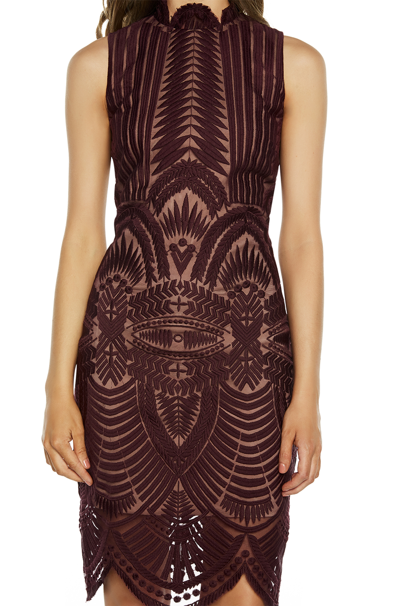 Alice lace bodycon dress deals