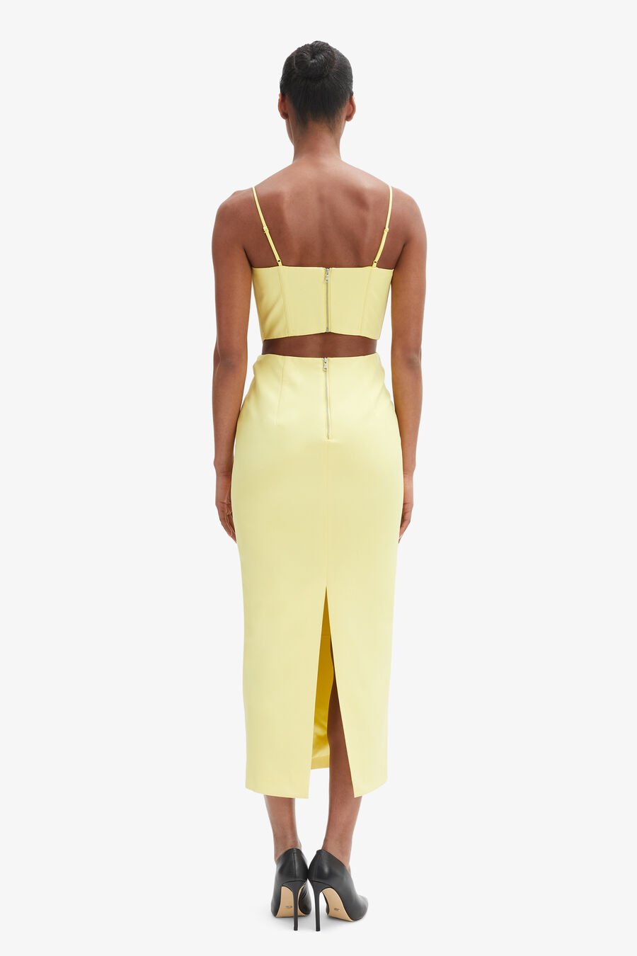 MARTINI MIDI DRESS in colour LIMONCELLO