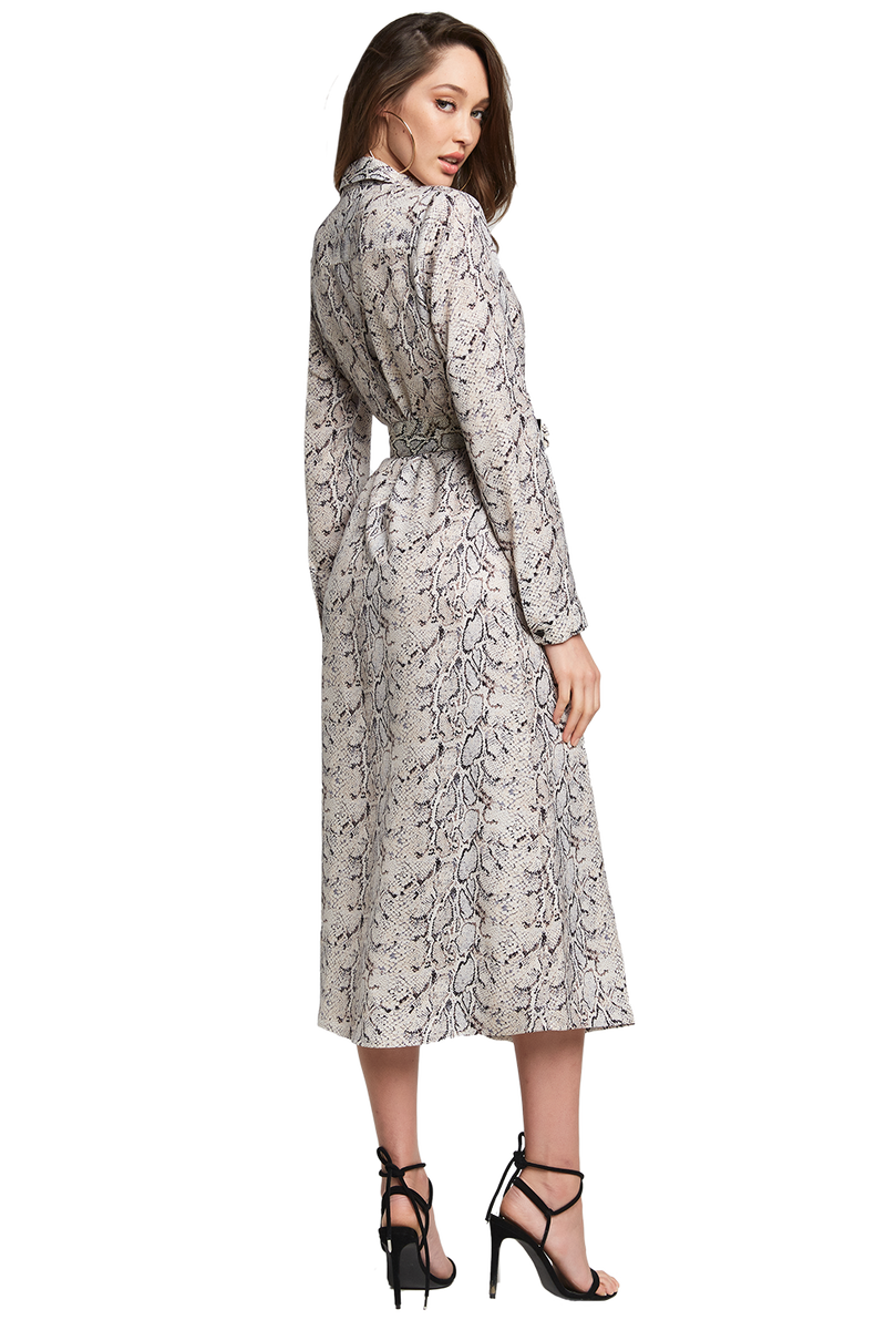 Bardot snake dress online