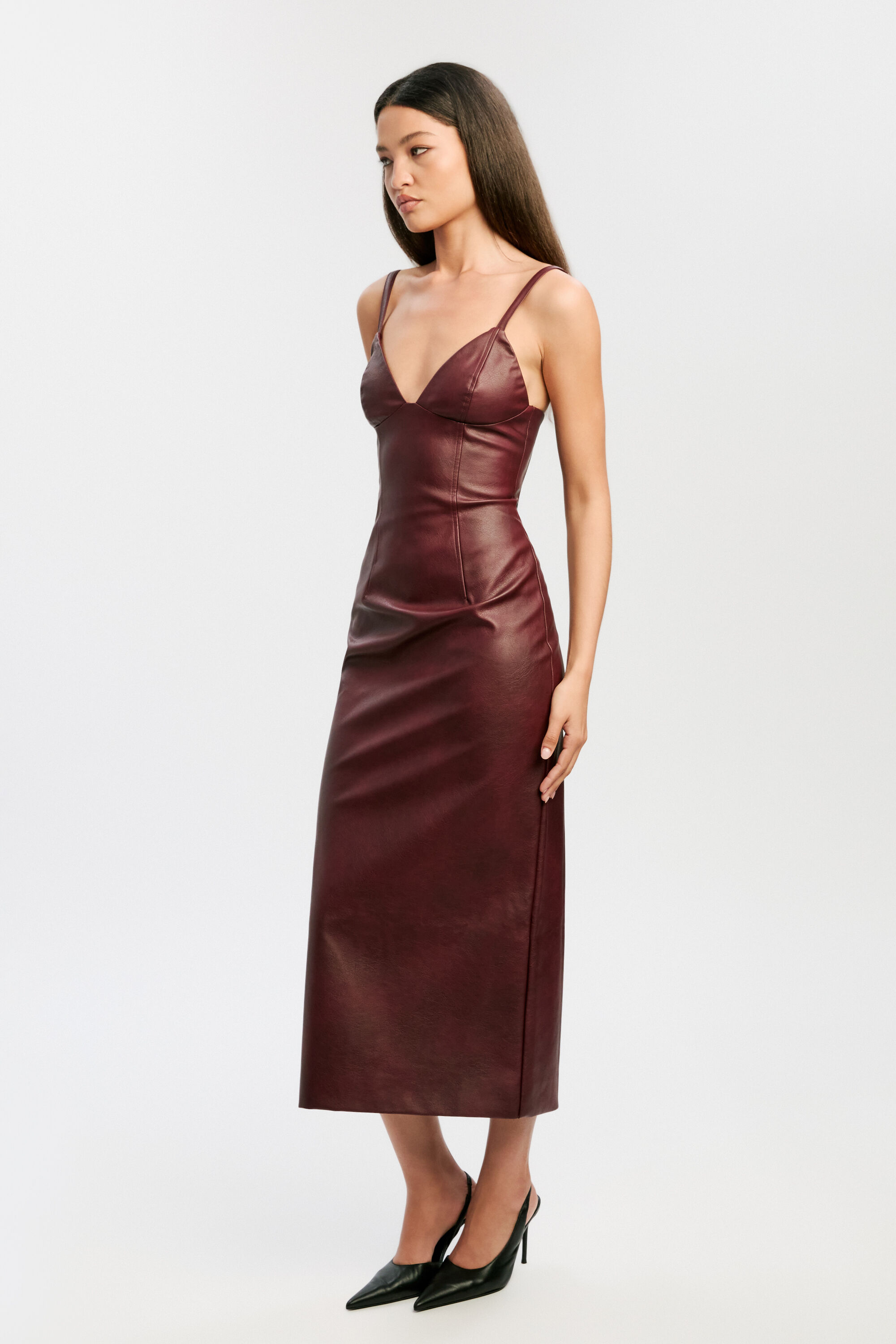 midi dresses with cap sleeves Sleeve Belted Dress Grey Dark Wash / L COLOR:HIBISCUS TOSSED this ankle length midi 2/24 Formal Wear Macy's Cocktail