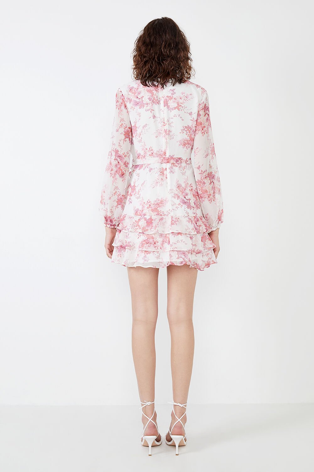 Bardot triple frill dress sale
