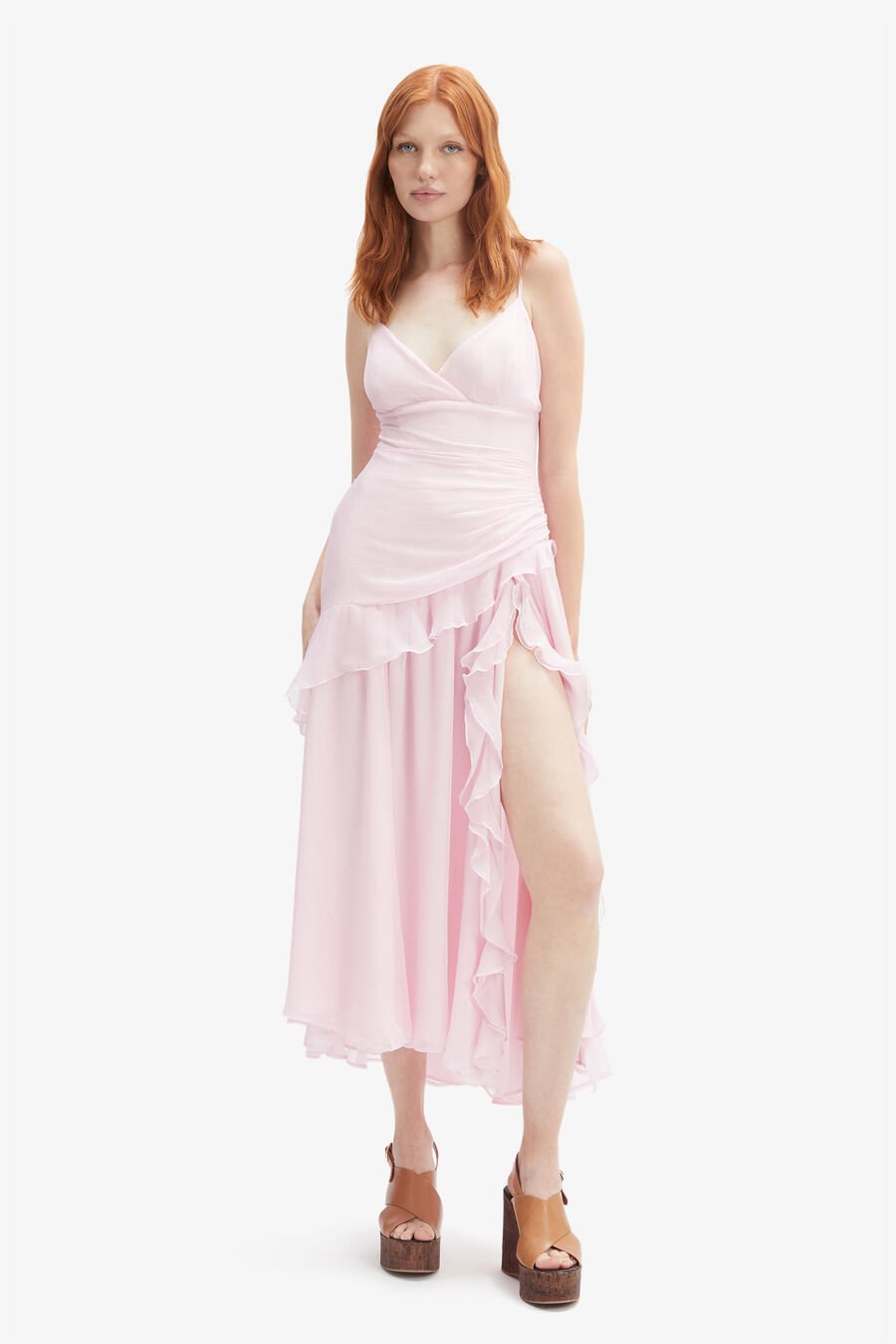 Yvanna Ruffle Maxi Dress