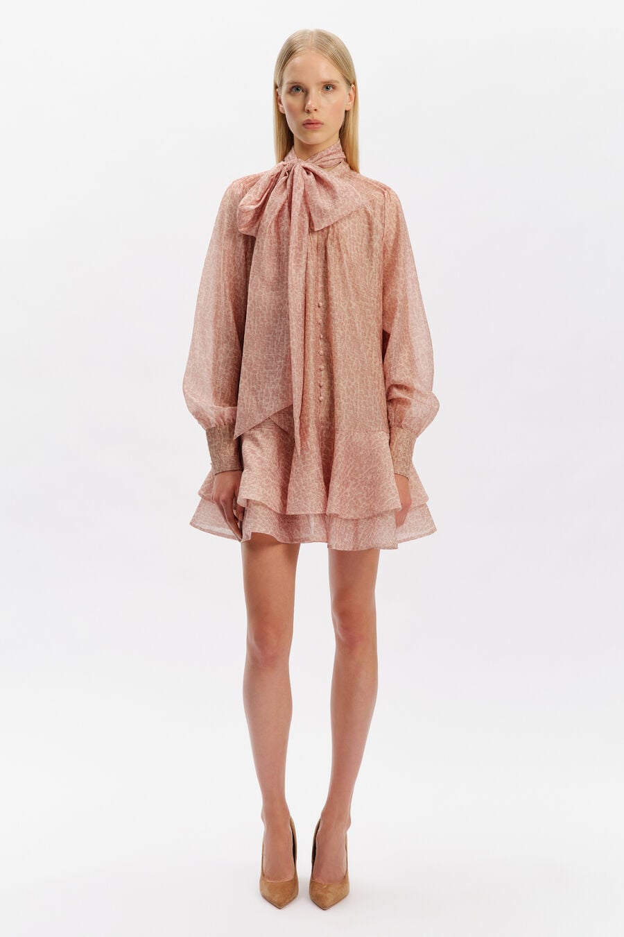 Adrie Babydoll Mini Dress