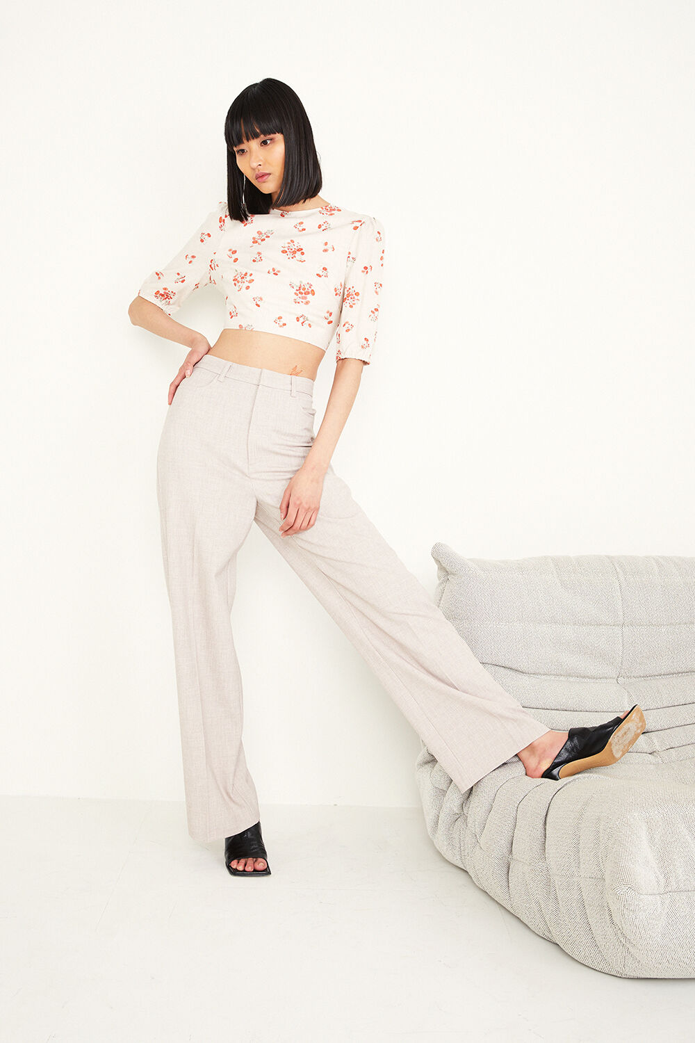 Beige hotsell bardot top