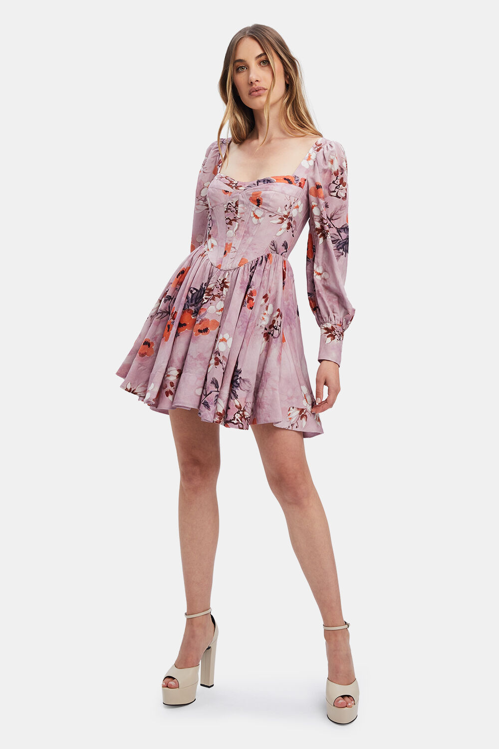 Flora mini best sale ruffle dress