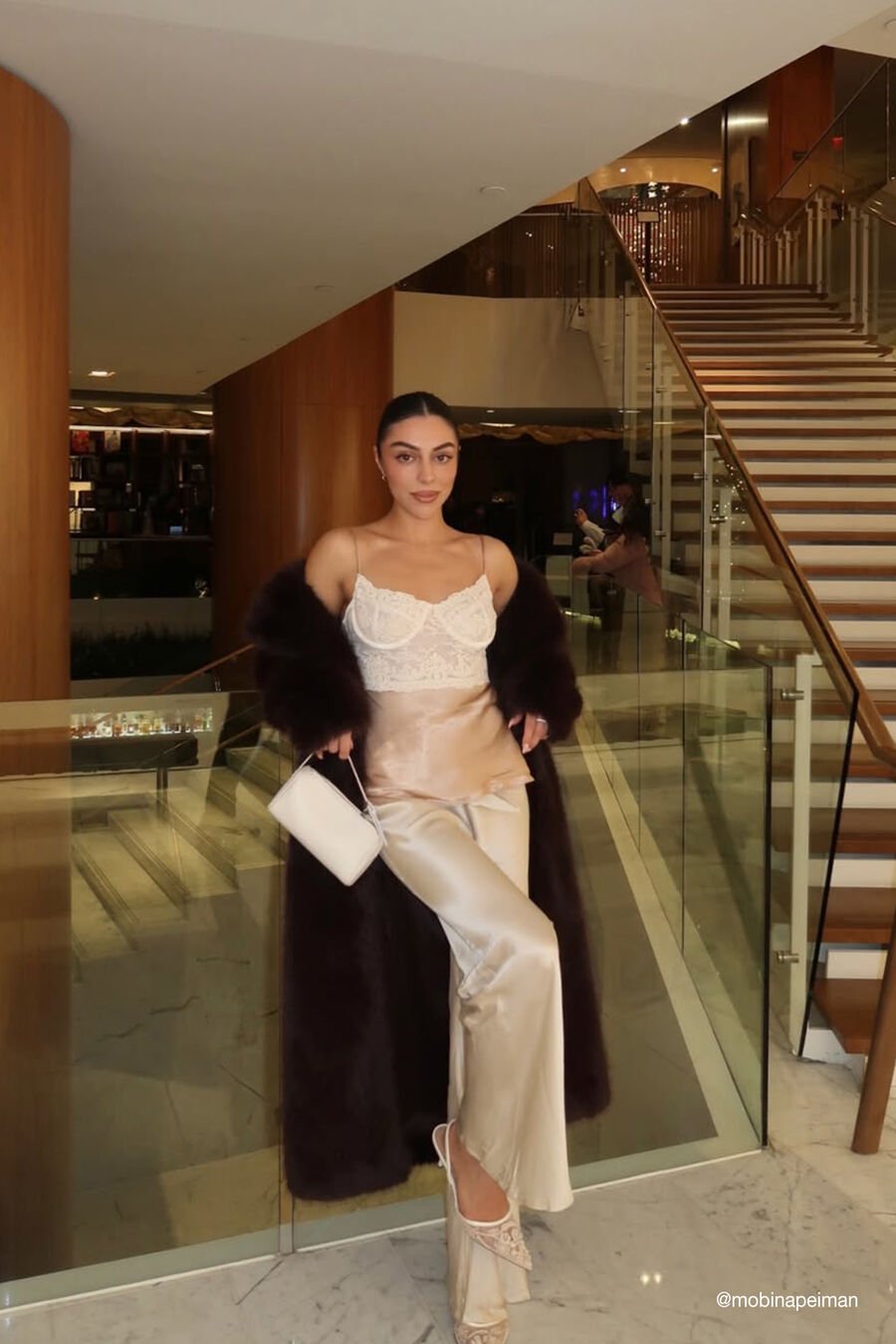 Tzarian Satin Lace Cami