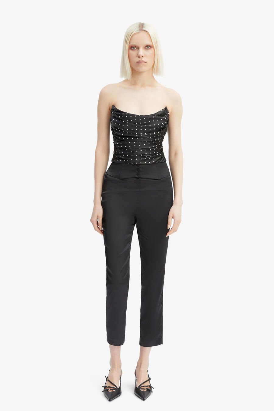 Blanca Satin Bustier