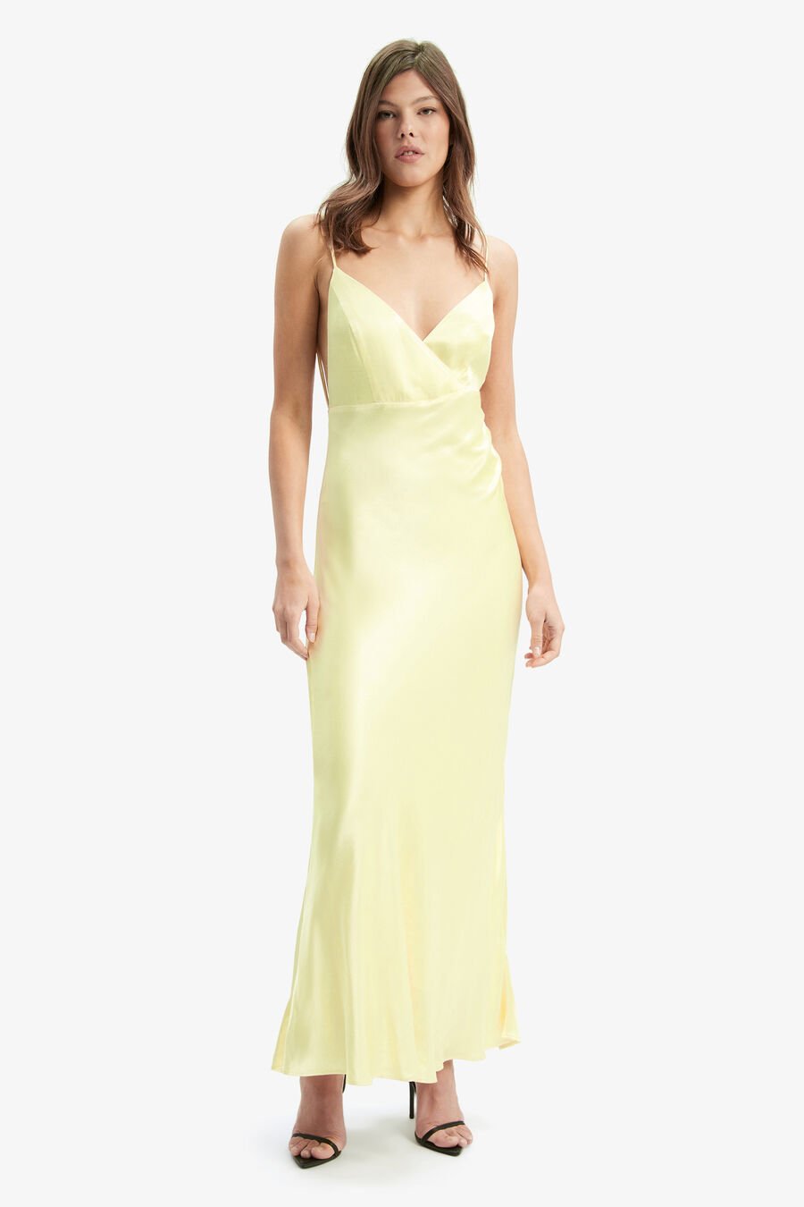 DEMETER MIDI DRESS in colour Canary Yellow
