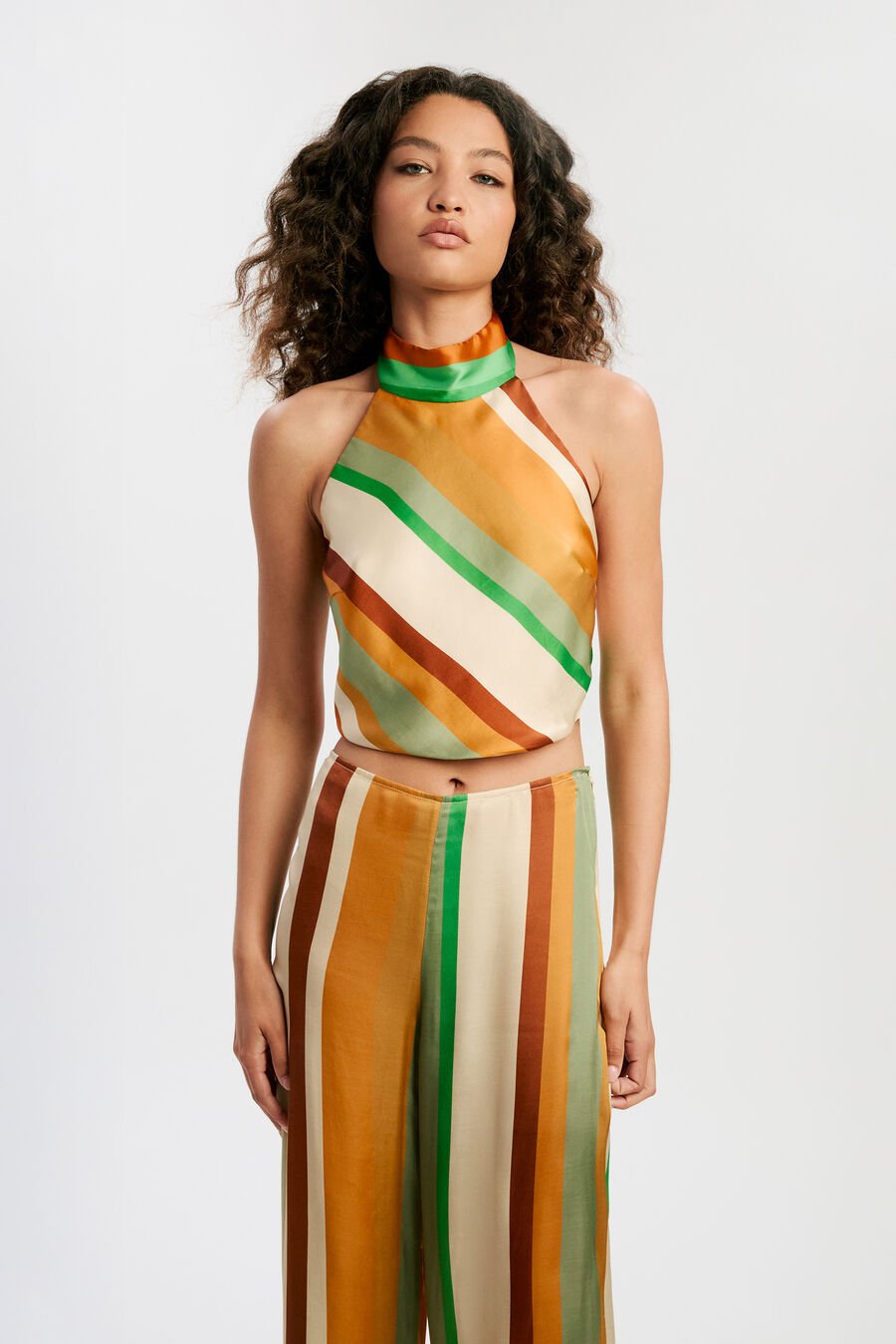 Pearce Wide Leg Stripe Pant