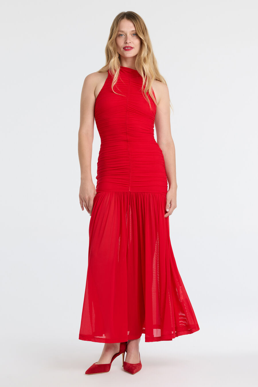 Orlana Mesh Maxi Dress