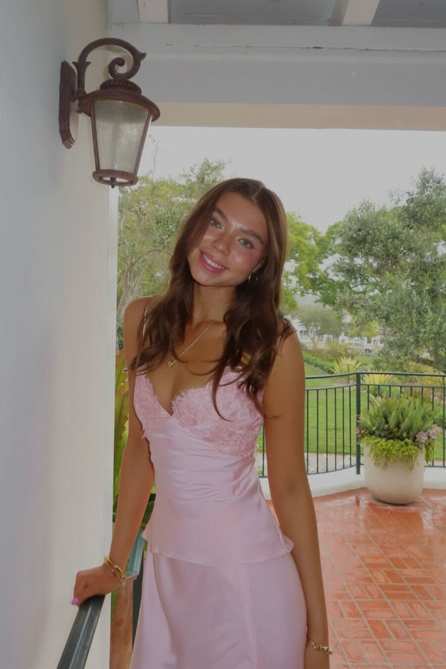 Elisan Lace Satin Camisole