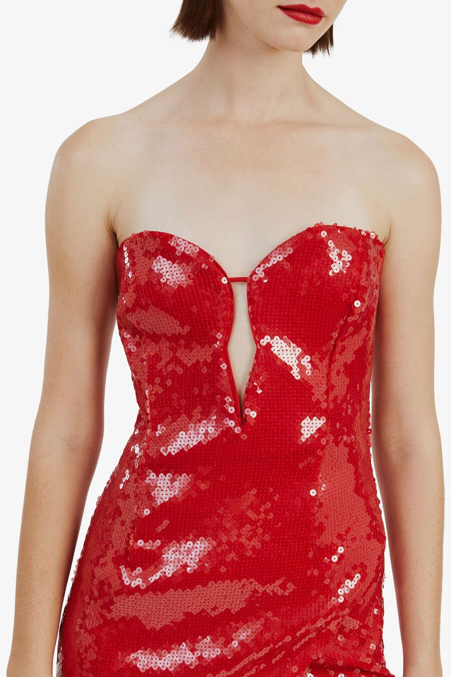 Antigone Sequin Midi Dress