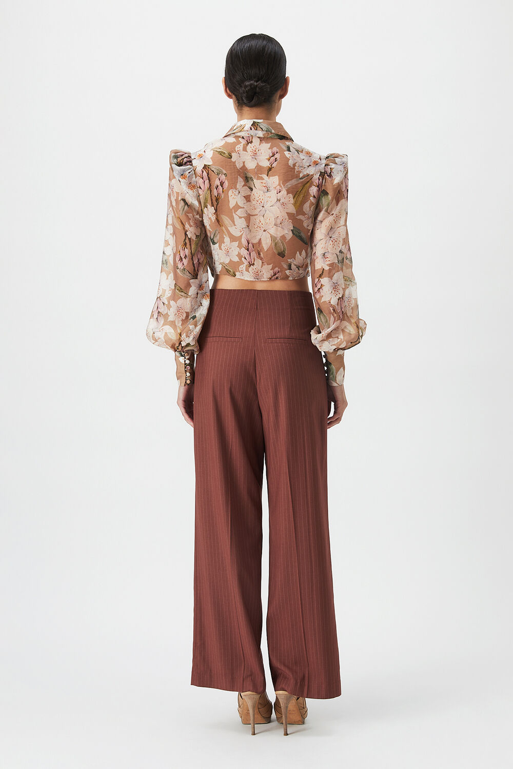 VALENTINA CORSET SHIRT in colour LILY FLORAL