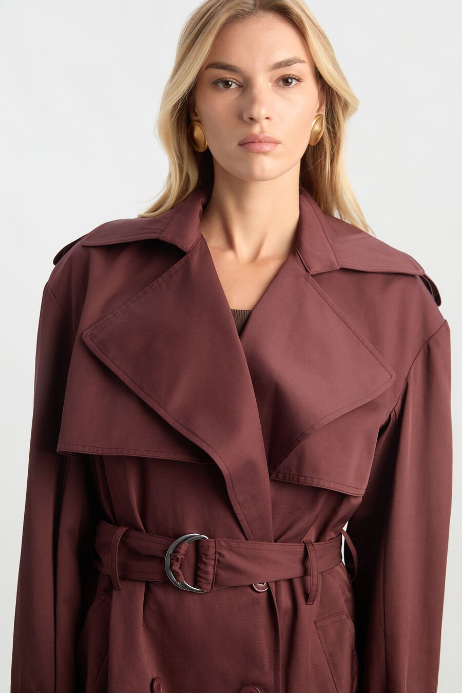Aster Short Trench Coat