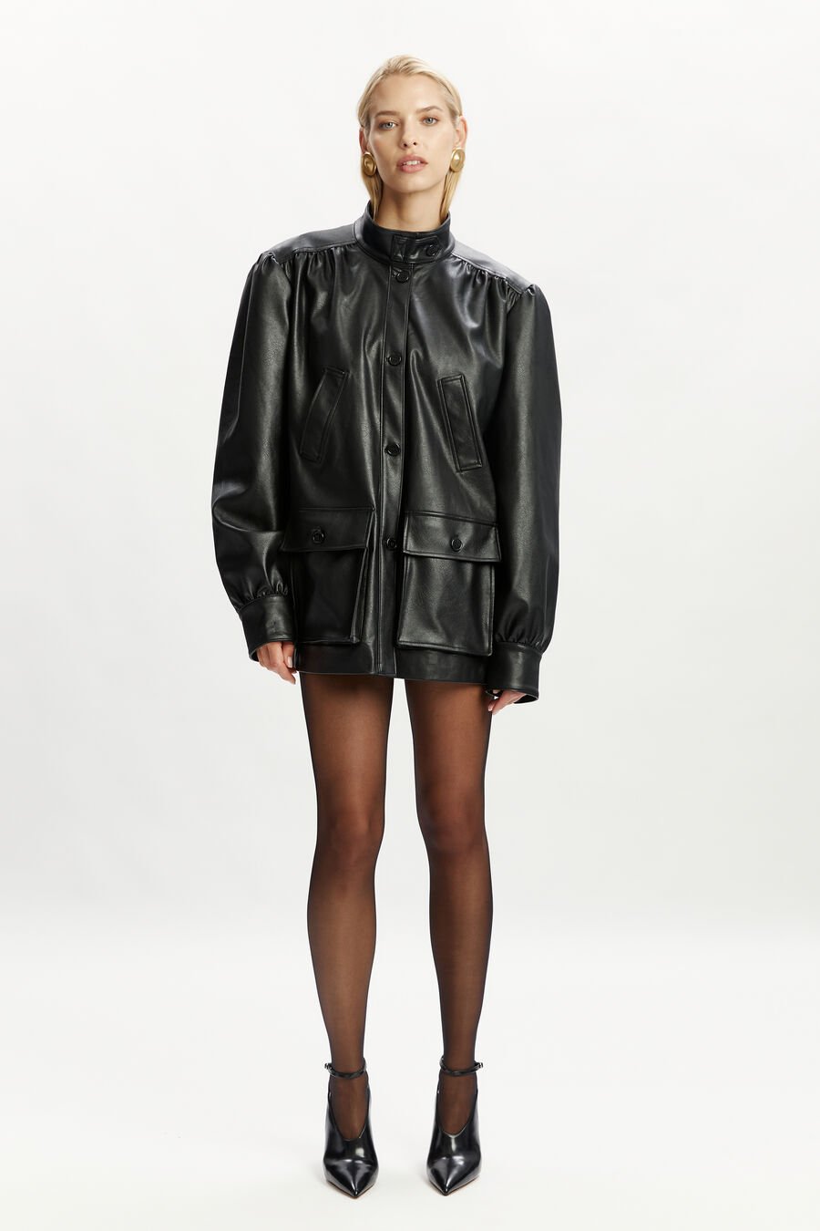 Clements Vegan Leather Jacket