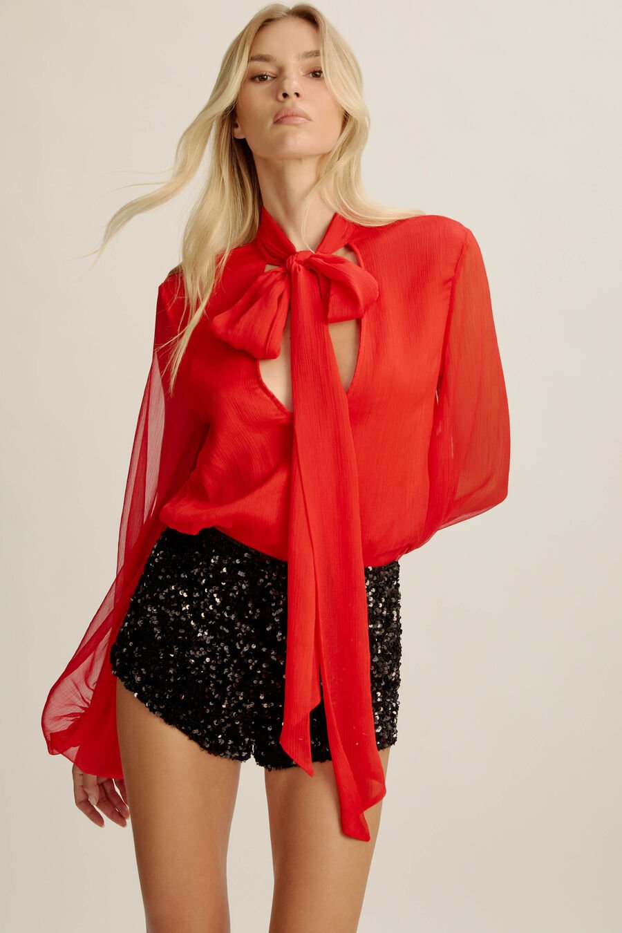 Wrenley Sequin Mini Short