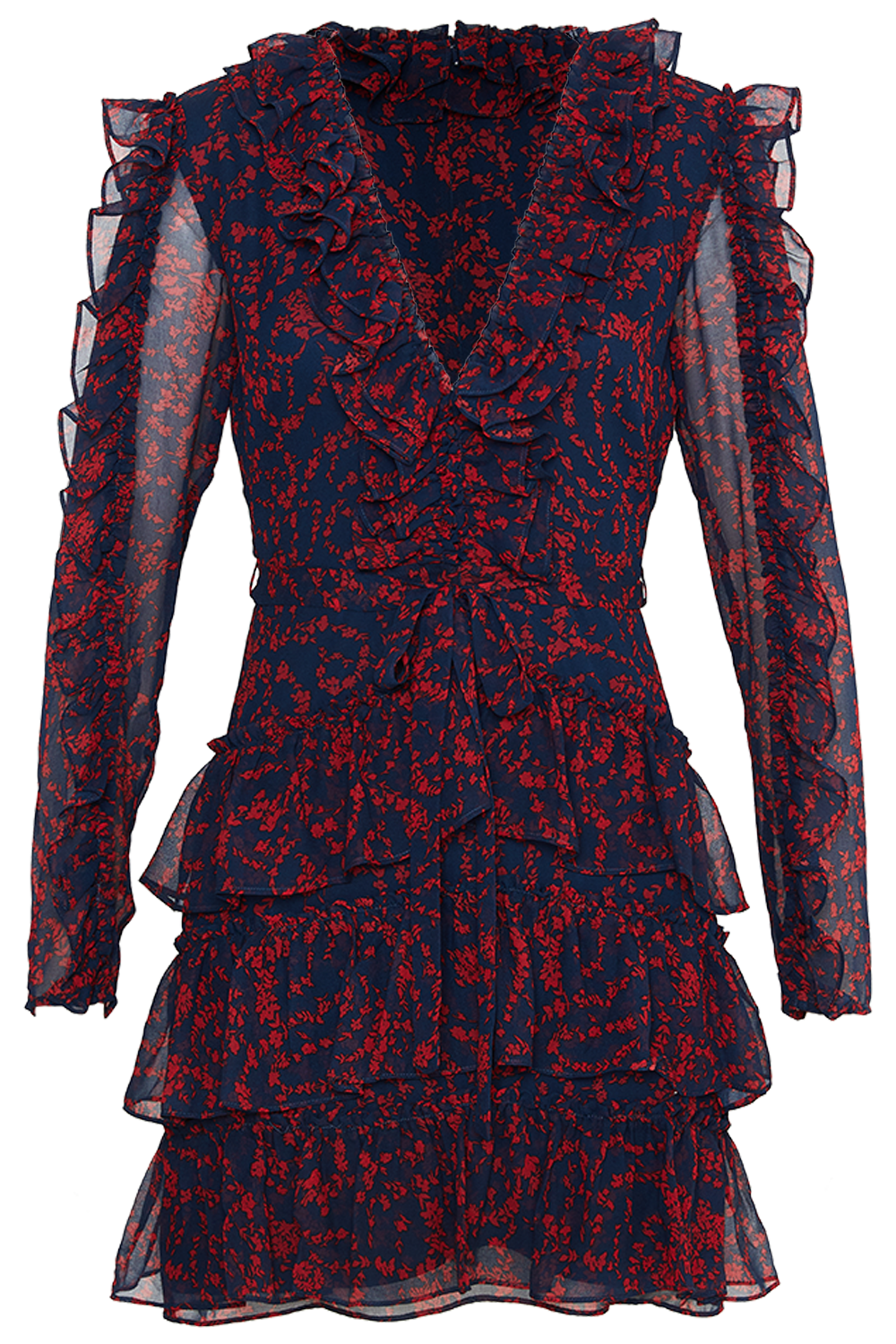 Alessia frill store dress bardot