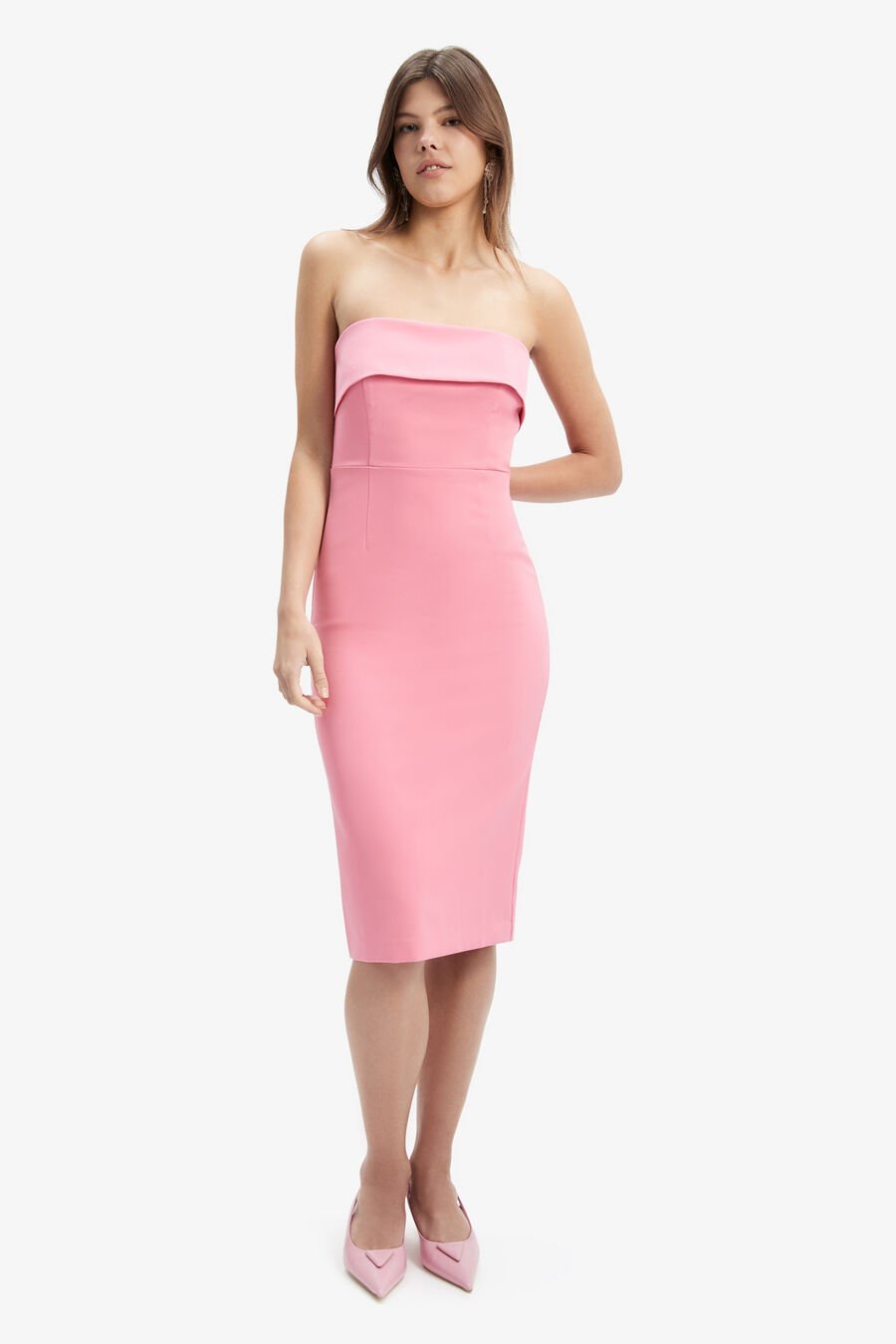 GEORGIA DRESS in colour CANDY PINK