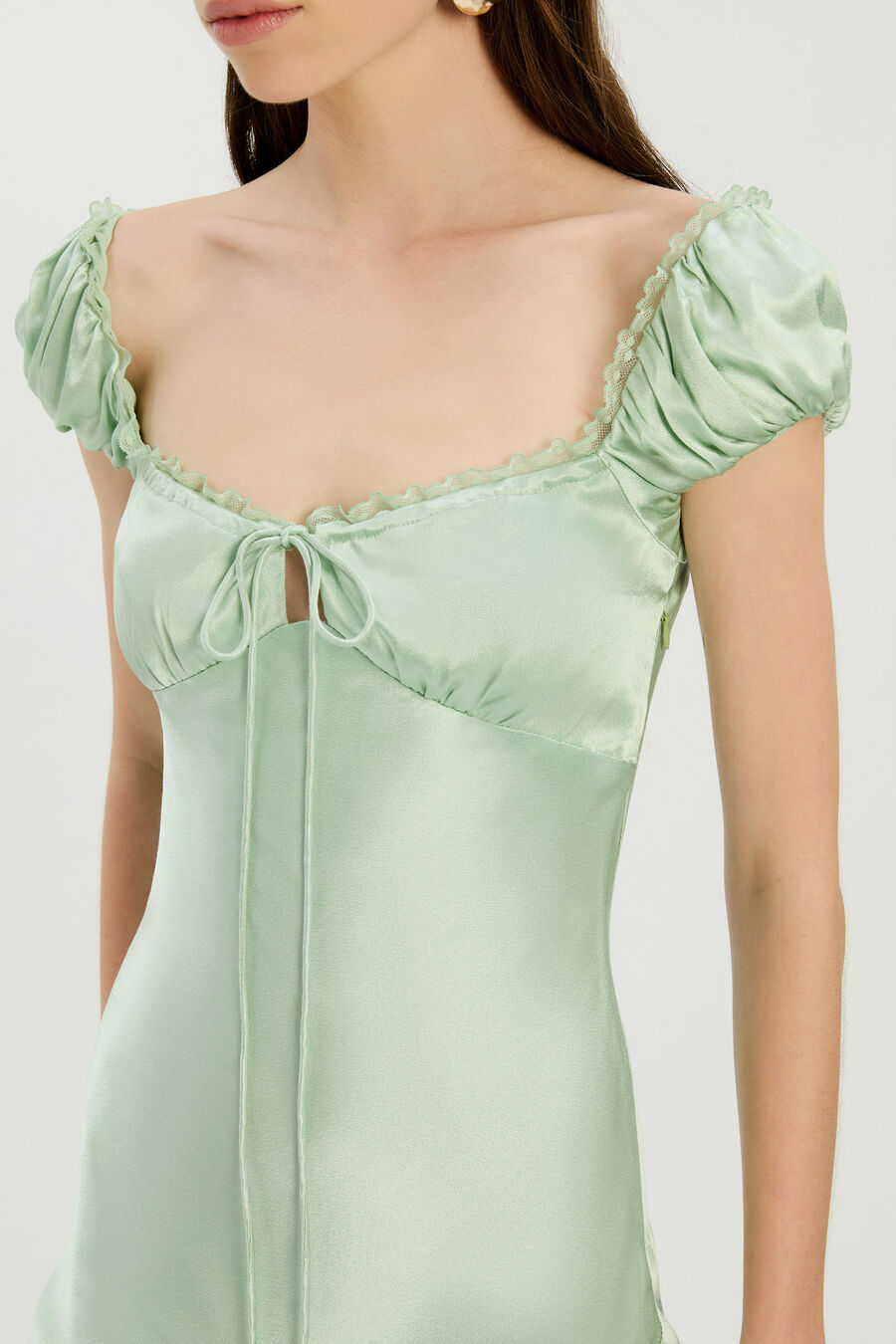 Stasia Satin Maxi Slip Dress