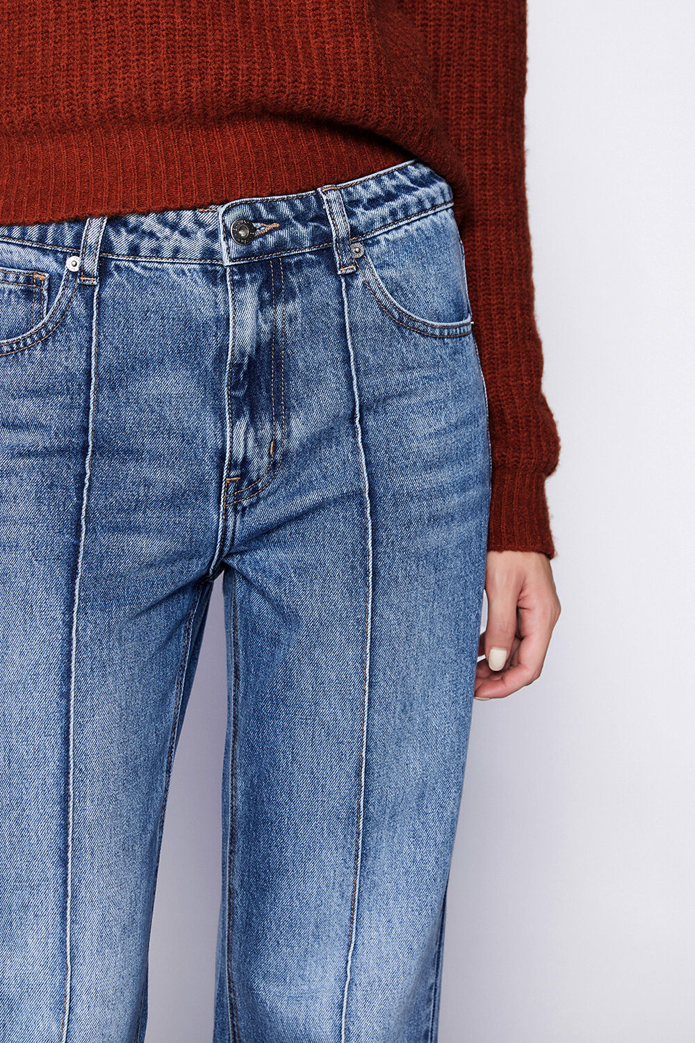 HAZEL FLARE LEG JEAN in colour MIDNIGHT NAVY