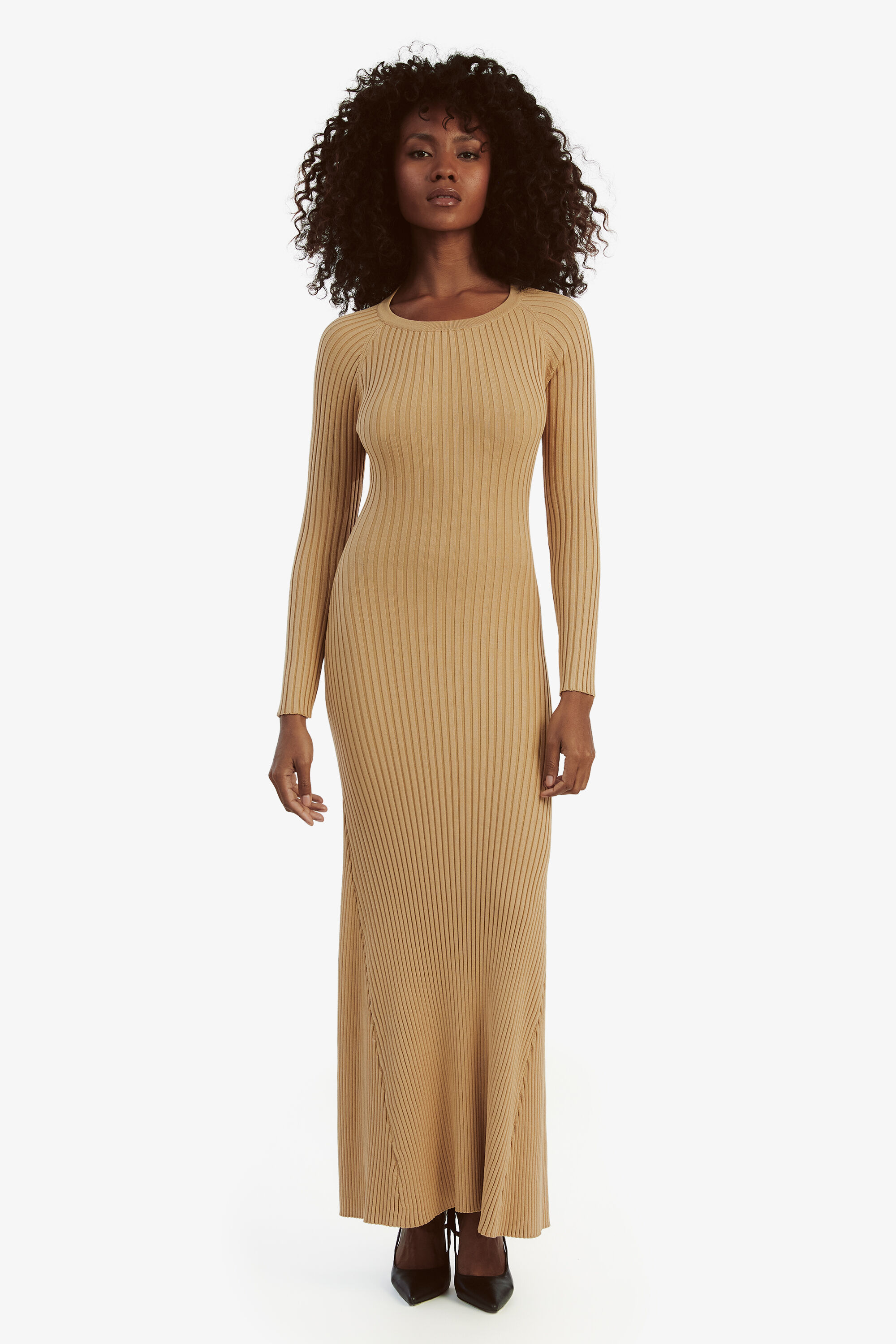knee length dresses for ladies High-End Elegant Summer French Pleated Flowy Maxi Long Wedding Knit Dress