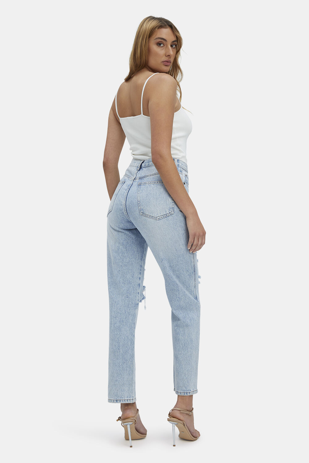 EVA STRAIGHT LEG JEAN in colour MIDNIGHT NAVY