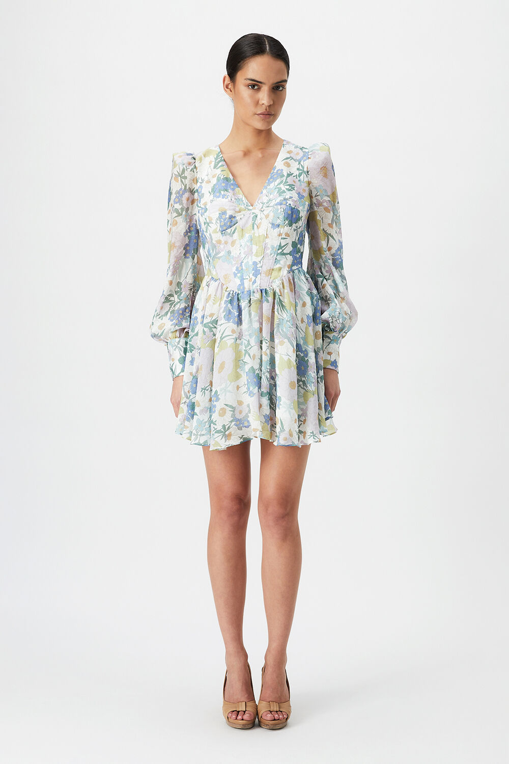 ZELINA MINI DRESS in colour DRESS BLUES