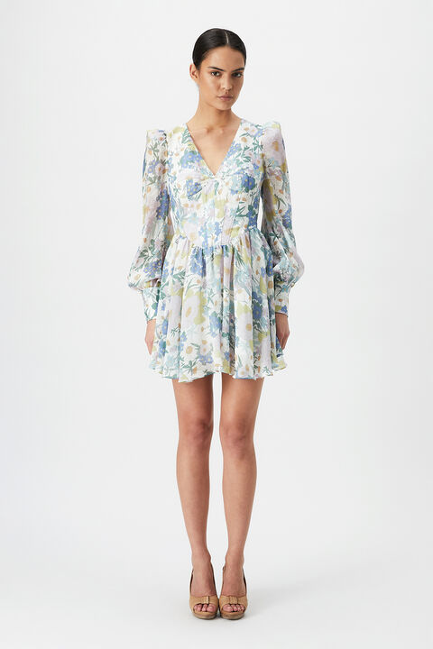 ZELINA MINI DRESS in colour DRESS BLUES