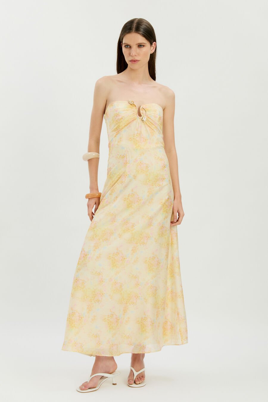Amina Strapless Maxi Dress
