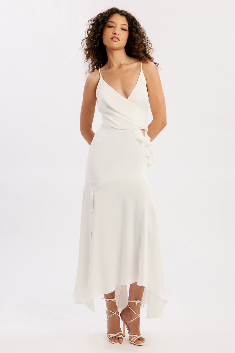 Sorrel Mock Wrap Maxi Dress