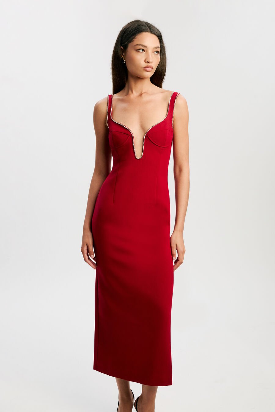 Brooklyn Diamonte Midi Dress