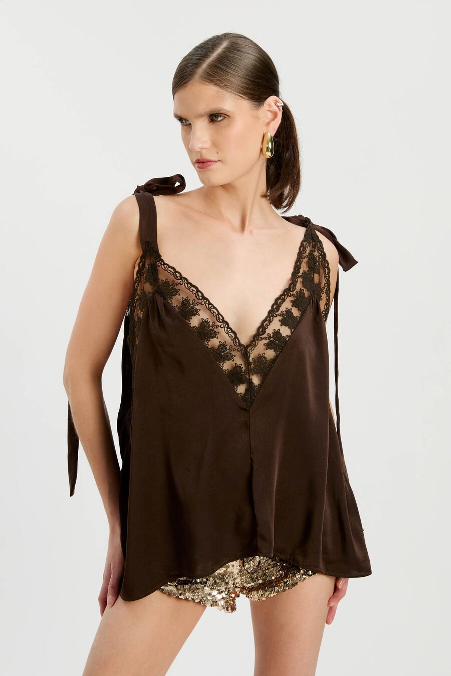 Aubery Tie Strap Cami